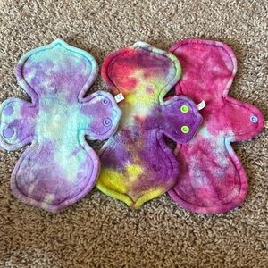 Reusable cloth pads from Etsy